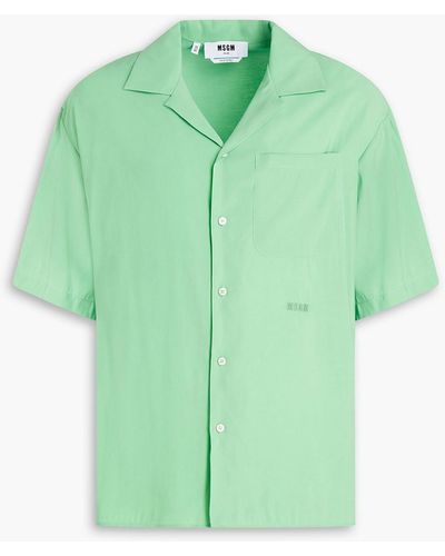 MSGM Woven Shirt - Green