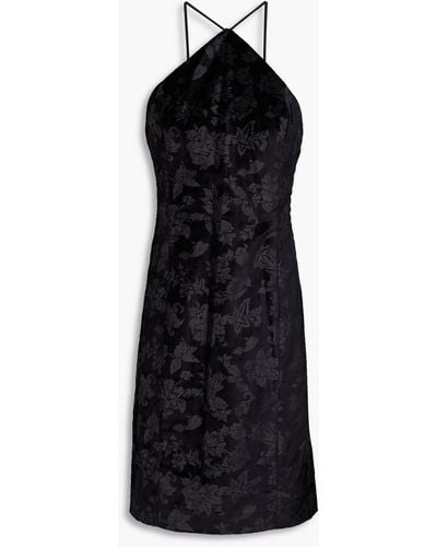 Rag & Bone Fara Velvet-jacquard Dress - Black