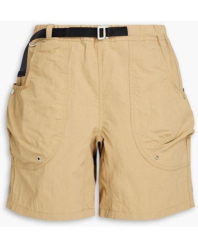 John Elliott Safari Shell Shorts - Natural