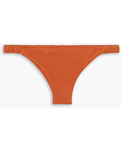 Fisch Corossol Ruched Bikini Briefs - Orange