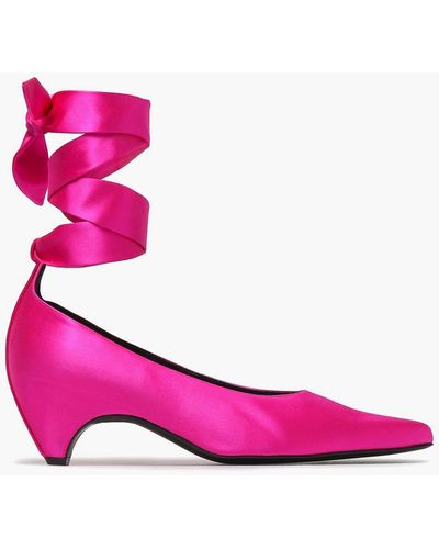 Stella McCartney Satin Court Shoes - Pink