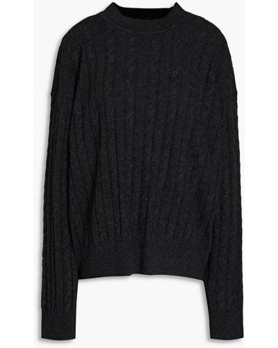 JOSEPH Cable-knit Sweater - Black
