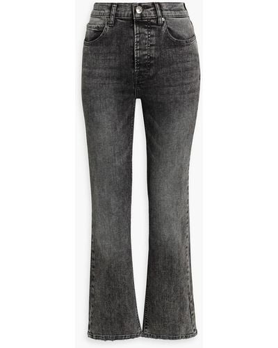 Tomorrow Denim Marston High-rise Straight-leg Jeans - Grey