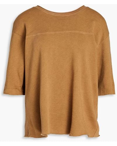 James Perse French Cotton-terry Top - Natural