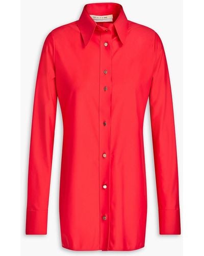 1017 ALYX 9SM Rea hemdkleid in minilänge aus stretch-material - Rot