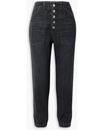 Veronica Beard High-rise Tapered Jeans - Blue