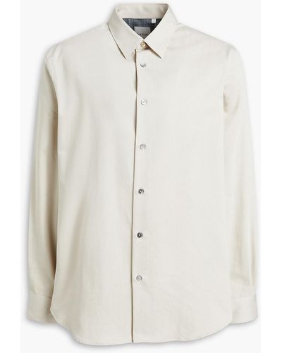 Paul Smith Hemd aus baumwoll-twill - Weiß