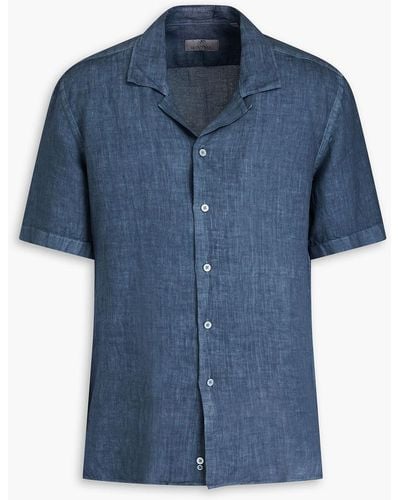 Canali Linen Shirt - Blue