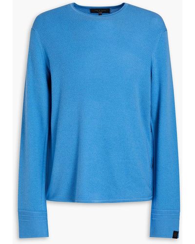 Rag & Bone Collin Wool-blend Sweater - Blue