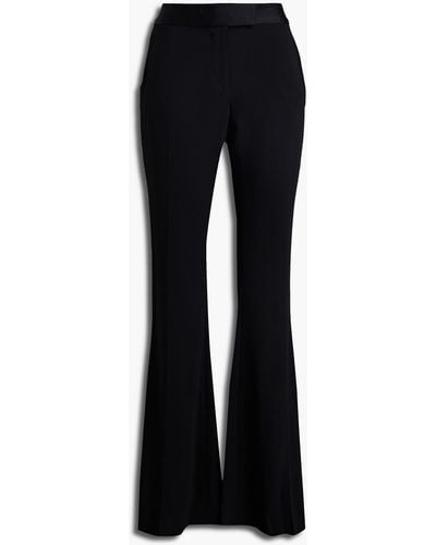 Rachel Zoe Crystal-embellished Crepe Flared Pants - Black