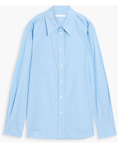 Helmut Lang Cotton-poplin Shirt - Blue