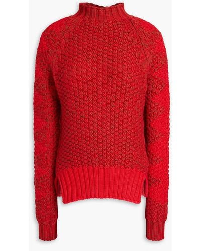 Victoria Beckham Rollkragenpullover aus wolle - Rot