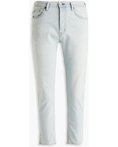 Acne Studios Jeans mit schmalem bein aus denim in ausgewaschener optik - Blau