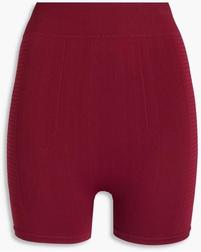 Rick Owens Shorts aus stretch-piqué - Rot