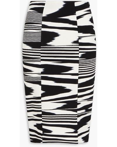 Missoni Space-dyed Stretch-knit Skirt - Black
