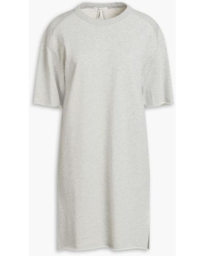 Rag & Bone Icon French Cotton-terry Mini Dress - White