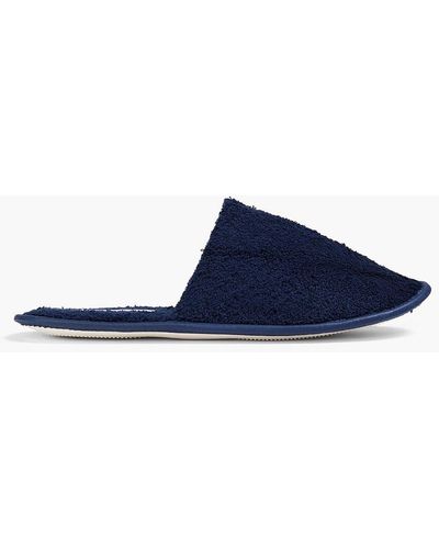 Hamilton and Hare Terry Slippers - Blue