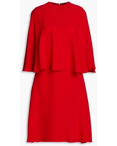 Valentino Garavani Laye Silk-crepe Dress - Red