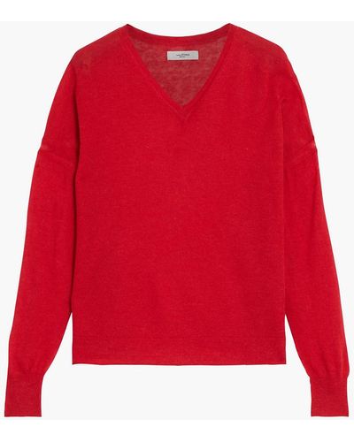Isabel Marant Field Knitted Sweater - Red