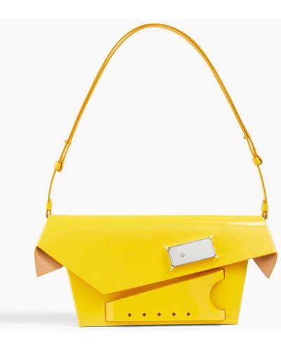 Maison Margiela Patent-leather Shoulder Bag - Yellow