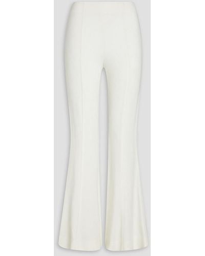 Diane von Furstenberg Barcelona Crepe Flared Pants - White