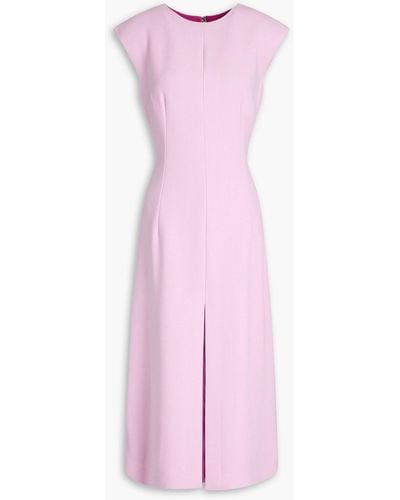 Dolce & Gabbana Wool-crepe Midi Dress - Pink