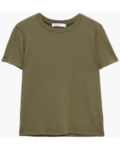 Stateside Stretch-cotton Jersey T-shirt - Green