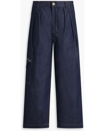 Jacquemus Bicou jeans aus denim - Blau