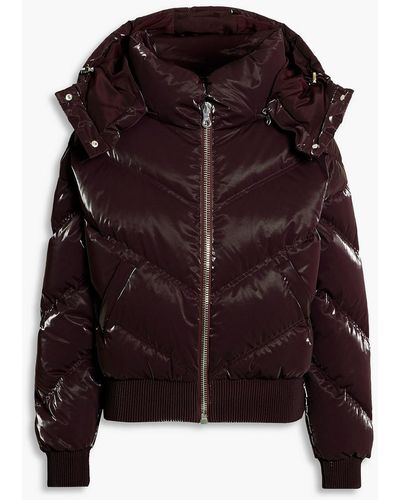 CORDOVA Niseko Quilted Hooded Down Ski Jacket - Purple