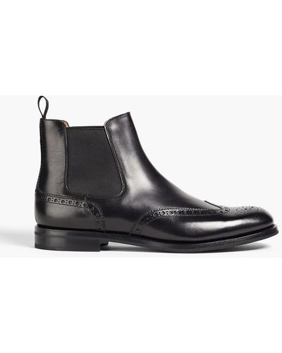 Church's Ketsby chelsea-boots aus lasergeschnittenem leder - Schwarz