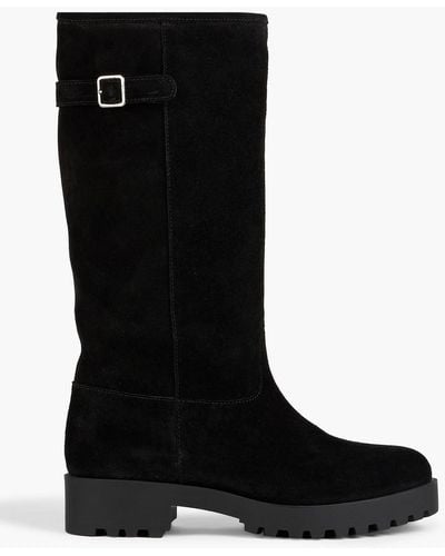 Bally Suede Boots - Black