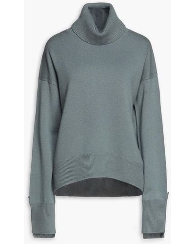 arch4 Simone Oversized Cashmere Turtleneck Sweater - Blue