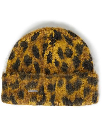 RE/DONE Brushed Jacquard-knit Beanie - Yellow
