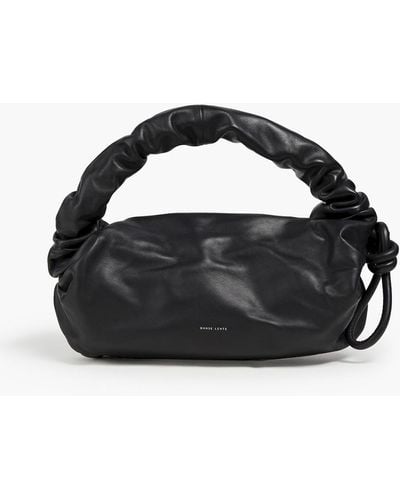 Danse Lente Lola Leather Shoulder Bag - Black
