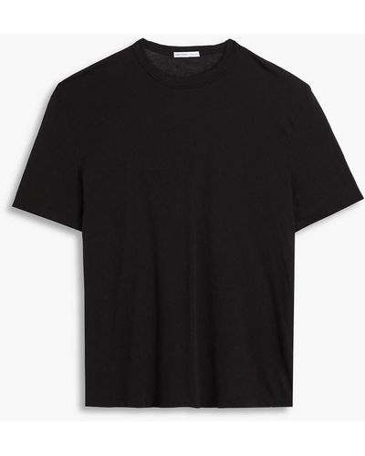 James Perse Slub Cotton-jersey T-shirt - Black