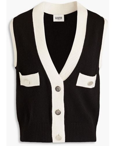Claudie Pierlot Knitted Vest - Black