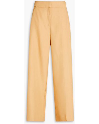 Holzweiler Twill wide-leg pants - Natur