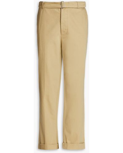 Officine Generale George Twill Trousers - Natural