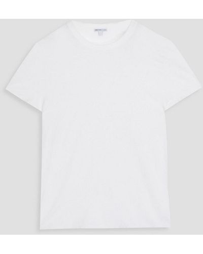 James Perse Lotus Cotton-jersey T-shirt - White