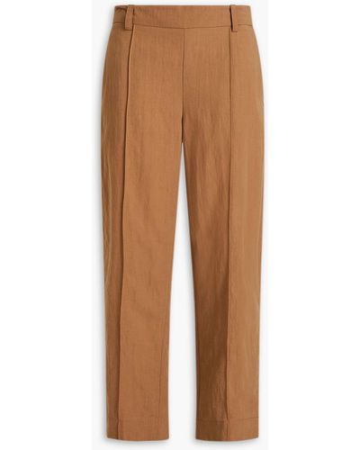 Vince Tm-blend Tapered Trousers - Brown