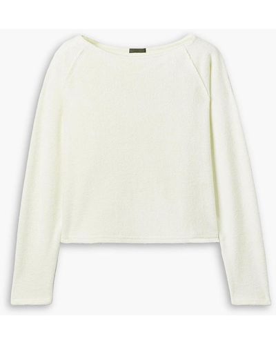 ATM French Cotton-terry Sweatshirt - White