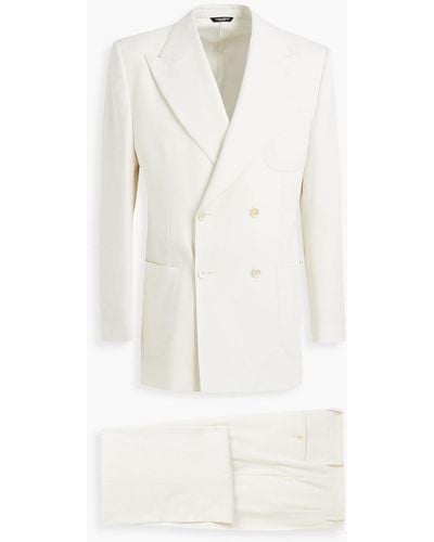 Dolce & Gabbana Anzug aus woll-crêpe - Weiß