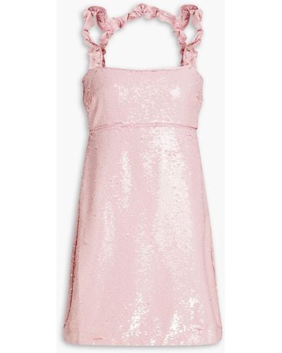 Ganni Sequins Dress - Pink
