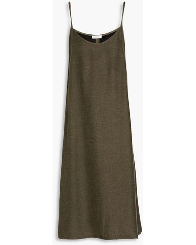 American Vintage Vimbow slip dress aus webstoff - Grün