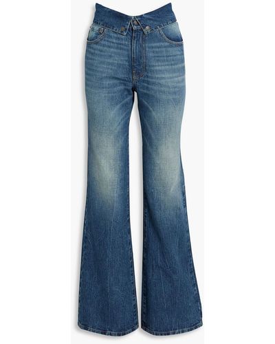 SER.O.YA Valerie High-rise Wide-leg Jeans - Blue