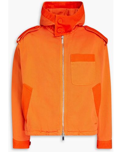 Dior Denim Hooded Jacket - Orange
