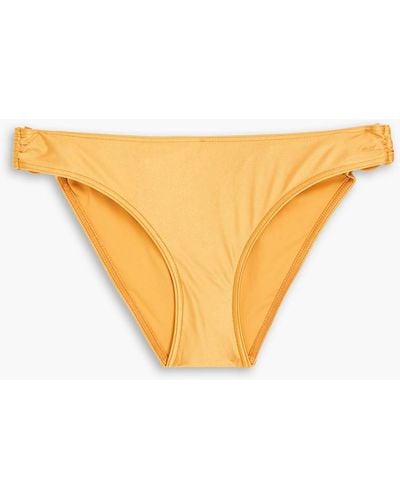 Zimmermann Mid-rise Bikini Briefs - Yellow