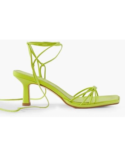 Aeyde Roda Leather Sandals - Yellow