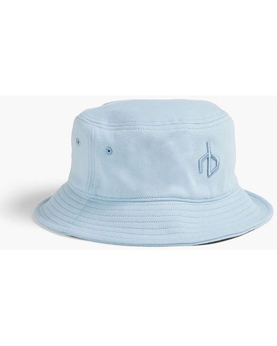 Rag & Bone Embroidered Jersey Bucket Hat - Blue