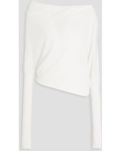 Altuzarra Draped Knitted Sweater - White